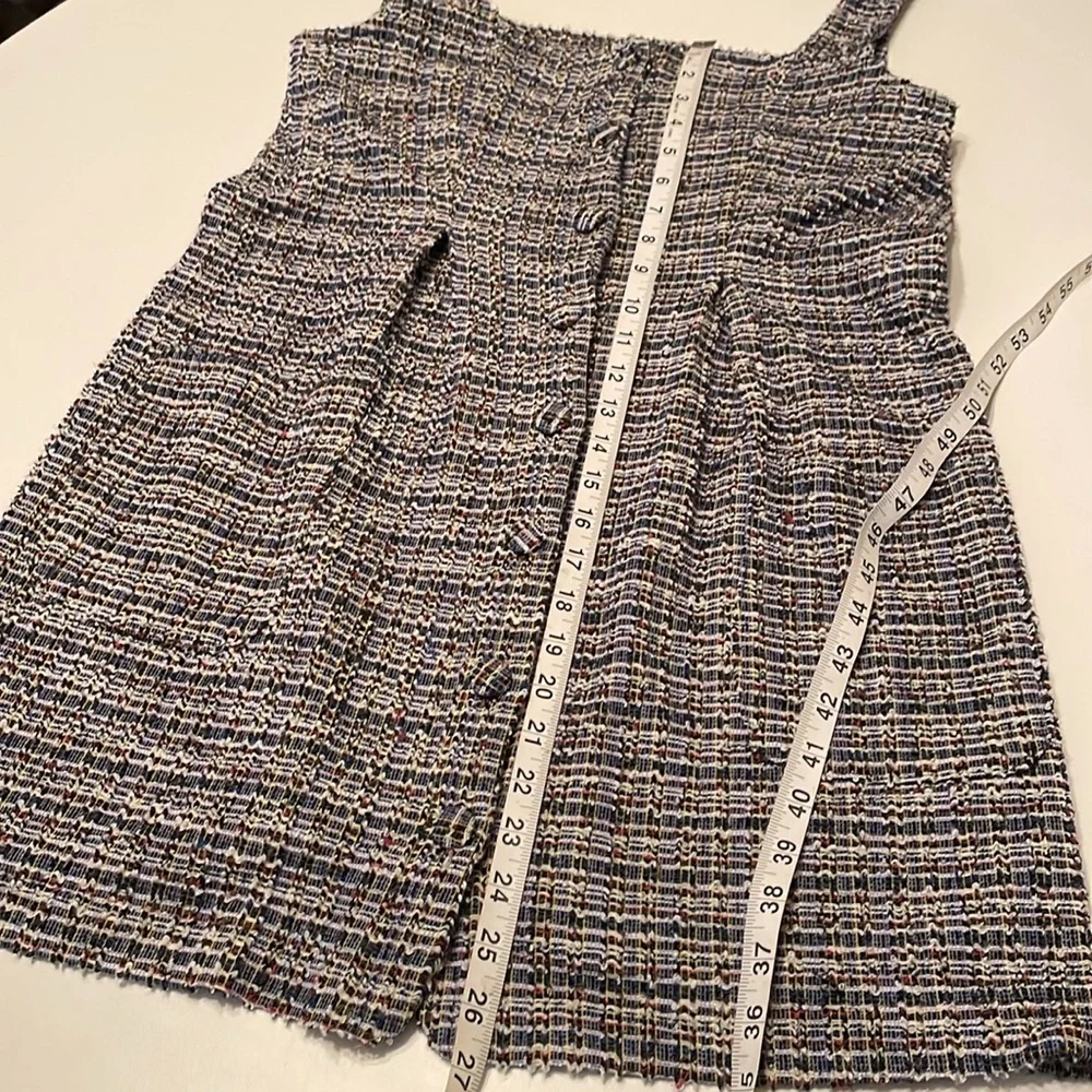 Free People‎ Multicolor Tweed Altered Dress See Measurements